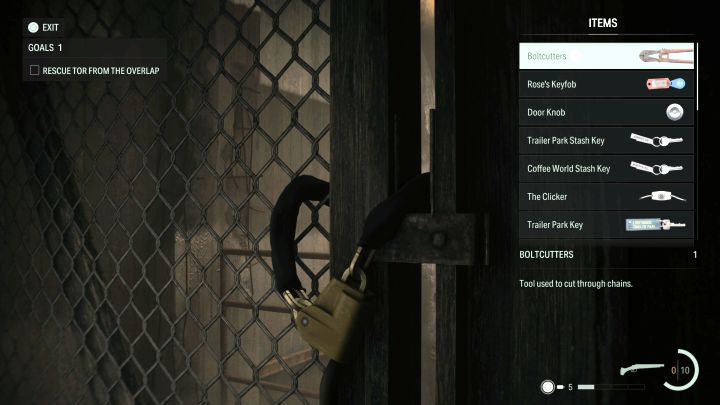 9 - Alan Wake 2: Gdzie znaleźć nożyce do prętów do otwierania bramek? - Alan Wake 2 - poradnik do gry