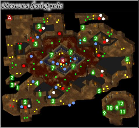 Uważaj na ściany w [1] - gdy się do nich zbliżysz opuszczają się uwalniając przeciwników - Forteca Alamut | CZĘŚĆ II | Lionheart Legacy of the Crusader - Lionheart: Legacy of the Crusader - poradnik do gry