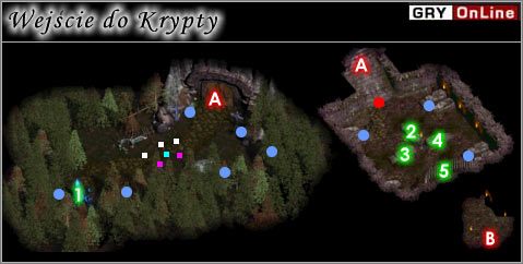 Pojawisz się w [1], tam gdzie jest kryształ teleportujący - Krypta | CZĘŚĆ II | Lionheart Legacy of the Crusader - Lionheart: Legacy of the Crusader - poradnik do gry