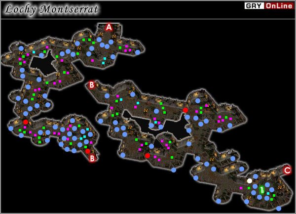 Musisz tutaj pokonać wyższe loch, zejść schodami w [B] i uważać na pułapki - Montserrat | CZĘŚĆ II | Lionheart Legacy of the Crusader - Lionheart: Legacy of the Crusader - poradnik do gry