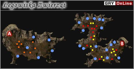 Jeśli się nudzisz, możesz odwiedzić dwa Legowiska Zwierząt - wejścia są w [A] i [B] - Montserrat | CZĘŚĆ II | Lionheart Legacy of the Crusader - Lionheart: Legacy of the Crusader - poradnik do gry
