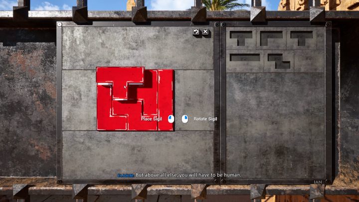 Ułóżcie klocki według powyższego obrazka - Talos Principle 2: Prolog - wszystkie zagadki Tetris - Talos Principle 2 - poradnik do gry