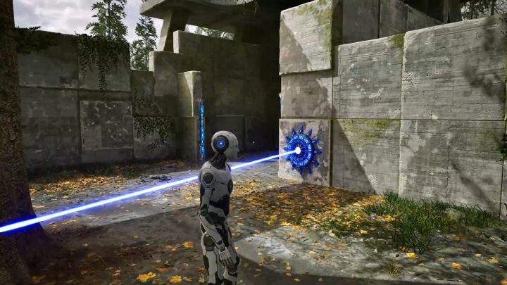 Jeśli przez cały czas nie ruszaliście drugiego złącza, trofeum Raz a dobrze powinno zostać odblokowane - Talos Principle 2: Huśtawka - rozwiązanie zagadki - Talos Principle 2 - poradnik do gry