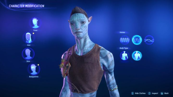 Po otwarciu przebieralni otrzymacie dostęp do pełnej listy opcji zmiany wyglądu - Avatar Frontiers of Pandora: Jak zmienić wygląd postaci w trakcie gry? - Avatar Frontiers of Pandora - poradnik do gry