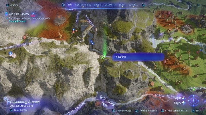 60 - Avatar Frontiers of Pandora: Wszystkie dzwonopędy - Chmurny Las, mapa - Avatar Frontiers of Pandora - poradnik do gry