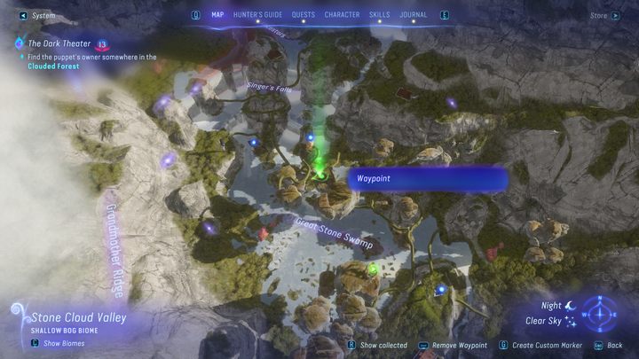 36 - Avatar Frontiers of Pandora: Wszystkie dzwonopędy - Chmurny Las, mapa - Avatar Frontiers of Pandora - poradnik do gry