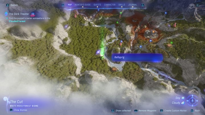 24 - Avatar Frontiers of Pandora: Wszystkie dzwonopędy - Chmurny Las, mapa - Avatar Frontiers of Pandora - poradnik do gry