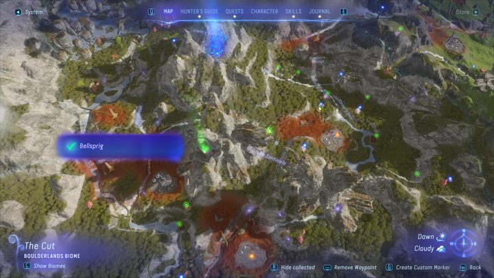 12 - Avatar Frontiers of Pandora: Wszystkie dzwonopędy - Chmurny Las, mapa - Avatar Frontiers of Pandora - poradnik do gry