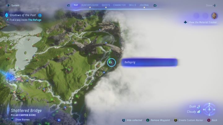 110 - Avatar Frontiers of Pandora: Wszystkie dzwonopędy - Wyżyny, mapa - Avatar Frontiers of Pandora - poradnik do gry