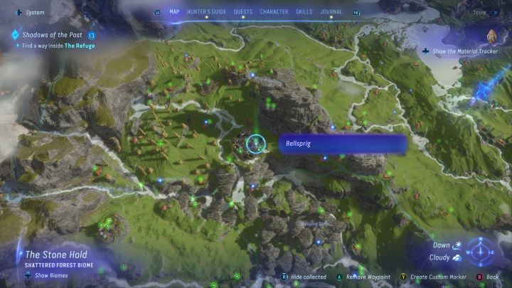 106 - Avatar Frontiers of Pandora: Wszystkie dzwonopędy - Wyżyny, mapa - Avatar Frontiers of Pandora - poradnik do gry