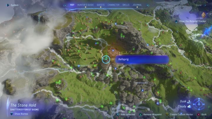 100 - Avatar Frontiers of Pandora: Wszystkie dzwonopędy - Wyżyny, mapa - Avatar Frontiers of Pandora - poradnik do gry