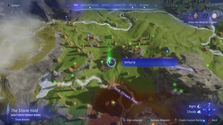 88 - Avatar Frontiers of Pandora: Wszystkie dzwonopędy - Wyżyny, mapa - Avatar Frontiers of Pandora - poradnik do gry