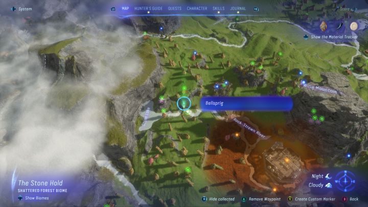 84 - Avatar Frontiers of Pandora: Wszystkie dzwonopędy - Wyżyny, mapa - Avatar Frontiers of Pandora - poradnik do gry