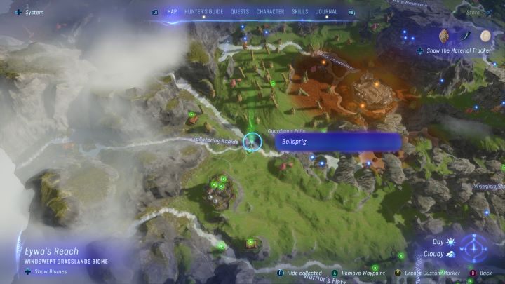 82 - Avatar Frontiers of Pandora: Wszystkie dzwonopędy - Wyżyny, mapa - Avatar Frontiers of Pandora - poradnik do gry