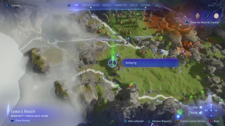 78 - Avatar Frontiers of Pandora: Wszystkie dzwonopędy - Wyżyny, mapa - Avatar Frontiers of Pandora - poradnik do gry