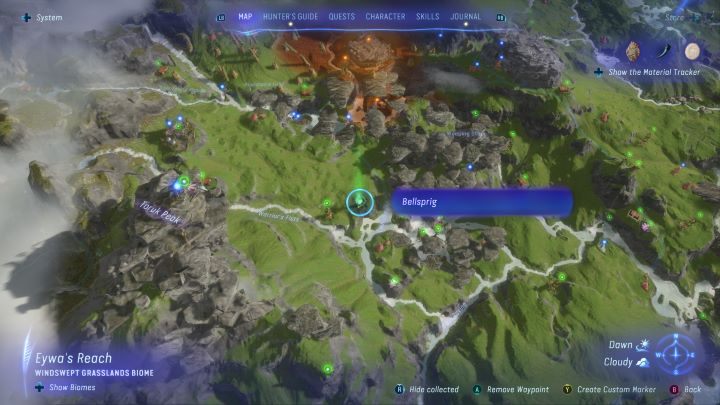 74 - Avatar Frontiers of Pandora: Wszystkie dzwonopędy - Wyżyny, mapa - Avatar Frontiers of Pandora - poradnik do gry