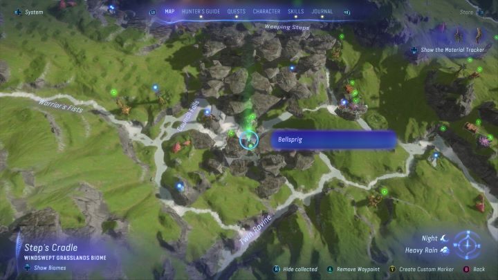 72 - Avatar Frontiers of Pandora: Wszystkie dzwonopędy - Wyżyny, mapa - Avatar Frontiers of Pandora - poradnik do gry