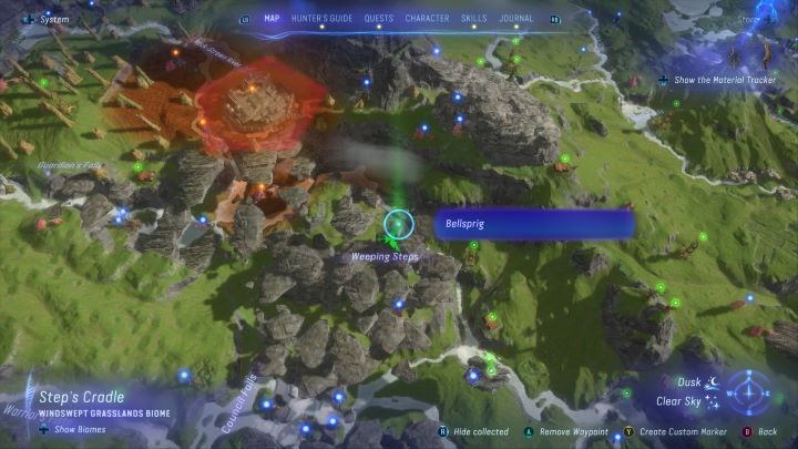 70 - Avatar Frontiers of Pandora: Wszystkie dzwonopędy - Wyżyny, mapa - Avatar Frontiers of Pandora - poradnik do gry