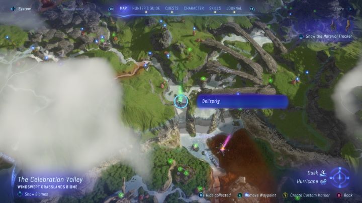 62 - Avatar Frontiers of Pandora: Wszystkie dzwonopędy - Wyżyny, mapa - Avatar Frontiers of Pandora - poradnik do gry