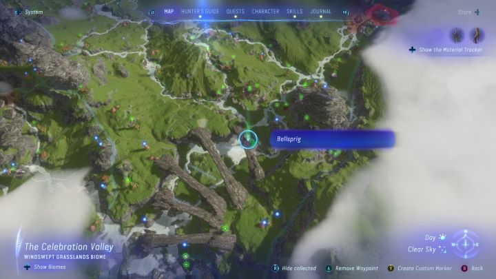 58 - Avatar Frontiers of Pandora: Wszystkie dzwonopędy - Wyżyny, mapa - Avatar Frontiers of Pandora - poradnik do gry