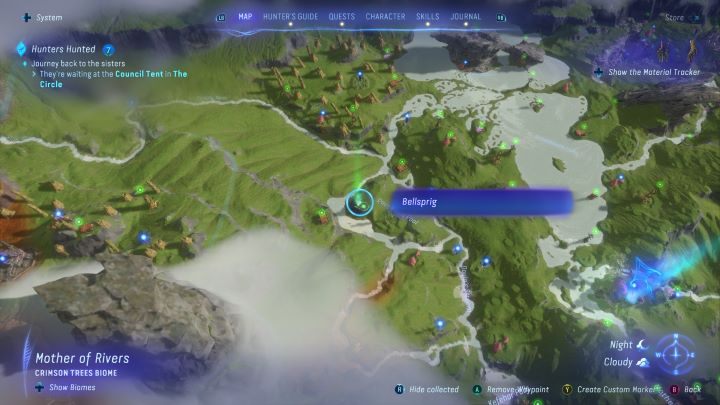 48 - Avatar Frontiers of Pandora: Wszystkie dzwonopędy - Wyżyny, mapa - Avatar Frontiers of Pandora - poradnik do gry