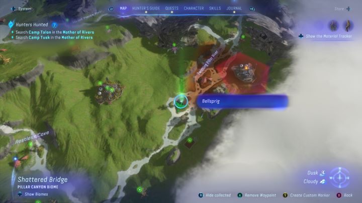 46 - Avatar Frontiers of Pandora: Wszystkie dzwonopędy - Wyżyny, mapa - Avatar Frontiers of Pandora - poradnik do gry