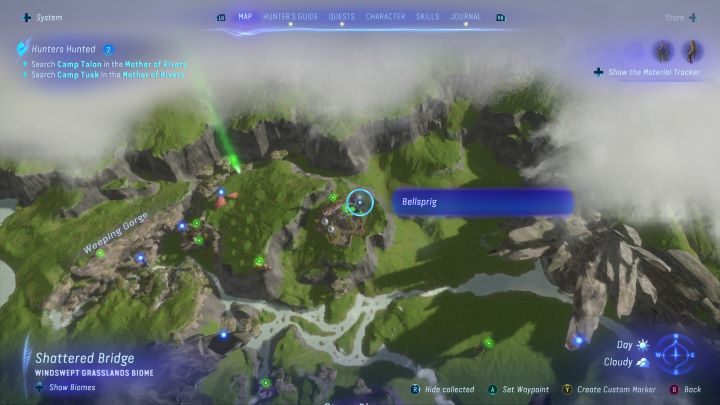 40 - Avatar Frontiers of Pandora: Wszystkie dzwonopędy - Wyżyny, mapa - Avatar Frontiers of Pandora - poradnik do gry