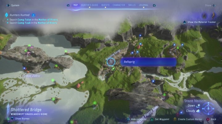 30 - Avatar Frontiers of Pandora: Wszystkie dzwonopędy - Wyżyny, mapa - Avatar Frontiers of Pandora - poradnik do gry