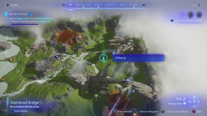 28 - Avatar Frontiers of Pandora: Wszystkie dzwonopędy - Wyżyny, mapa - Avatar Frontiers of Pandora - poradnik do gry