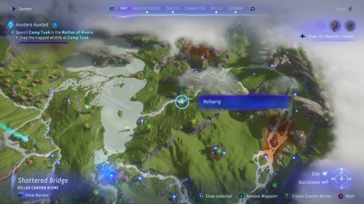 26 - Avatar Frontiers of Pandora: Wszystkie dzwonopędy - Wyżyny, mapa - Avatar Frontiers of Pandora - poradnik do gry