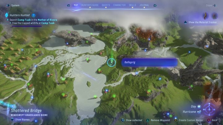 24 - Avatar Frontiers of Pandora: Wszystkie dzwonopędy - Wyżyny, mapa - Avatar Frontiers of Pandora - poradnik do gry