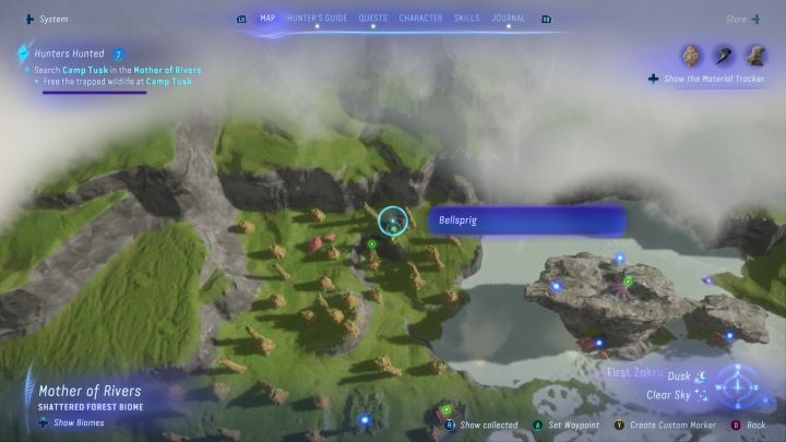 20 - Avatar Frontiers of Pandora: Wszystkie dzwonopędy - Wyżyny, mapa - Avatar Frontiers of Pandora - poradnik do gry