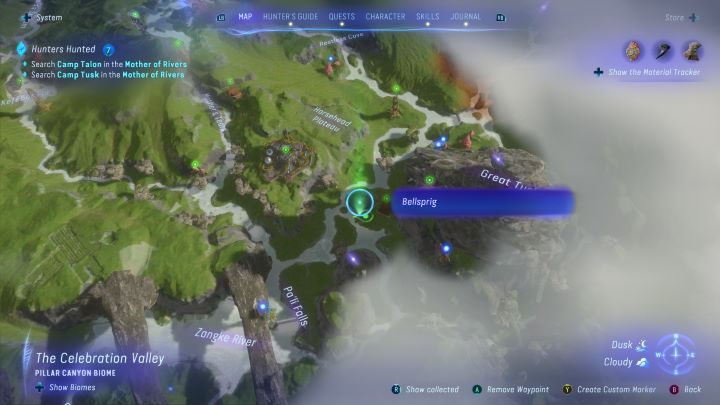 14 - Avatar Frontiers of Pandora: Wszystkie dzwonopędy - Wyżyny, mapa - Avatar Frontiers of Pandora - poradnik do gry