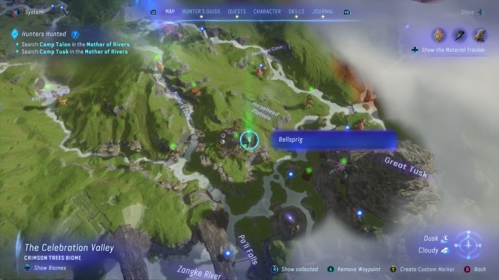 12 - Avatar Frontiers of Pandora: Wszystkie dzwonopędy - Wyżyny, mapa - Avatar Frontiers of Pandora - poradnik do gry