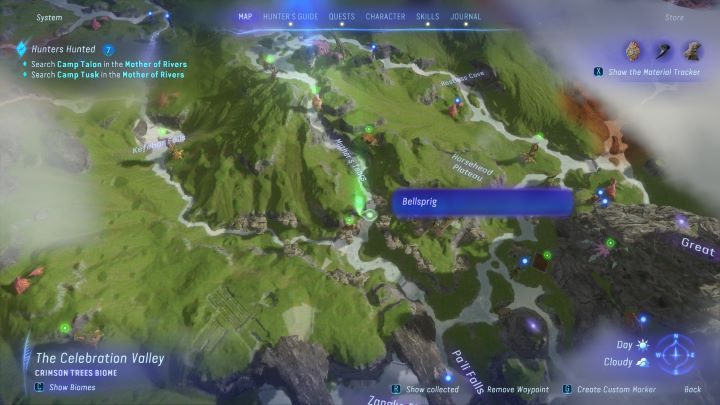 8 - Avatar Frontiers of Pandora: Wszystkie dzwonopędy - Wyżyny, mapa - Avatar Frontiers of Pandora - poradnik do gry