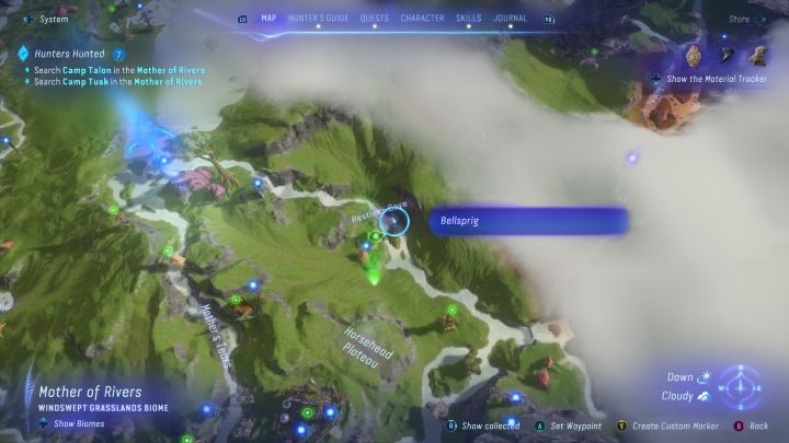 4 - Avatar Frontiers of Pandora: Wszystkie dzwonopędy - Wyżyny, mapa - Avatar Frontiers of Pandora - poradnik do gry