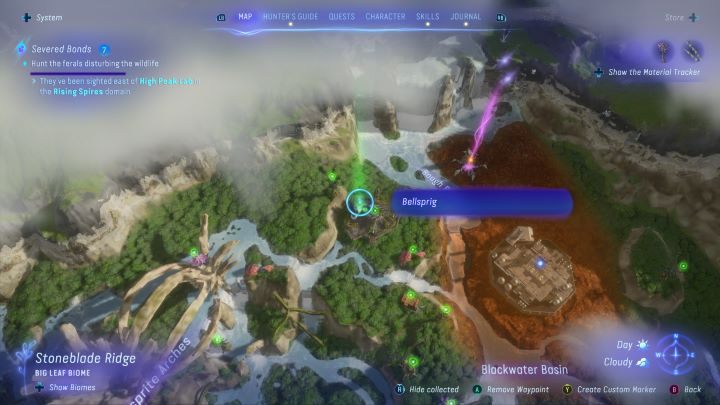 81 - Avatar Frontiers of Pandora: Wszystkie dzwonopędy - Las Kinglor, mapa - Avatar Frontiers of Pandora - poradnik do gry