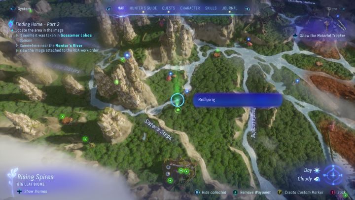 72 - Avatar Frontiers of Pandora: Wszystkie dzwonopędy - Las Kinglor, mapa - Avatar Frontiers of Pandora - poradnik do gry