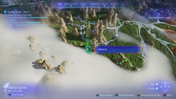 62 - Avatar Frontiers of Pandora: Wszystkie dzwonopędy - Las Kinglor, mapa - Avatar Frontiers of Pandora - poradnik do gry