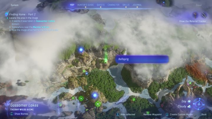 54 - Avatar Frontiers of Pandora: Wszystkie dzwonopędy - Las Kinglor, mapa - Avatar Frontiers of Pandora - poradnik do gry