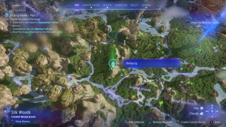 52 - Avatar Frontiers of Pandora: Wszystkie dzwonopędy - Las Kinglor, mapa - Avatar Frontiers of Pandora - poradnik do gry