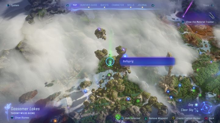 42 - Avatar Frontiers of Pandora: Wszystkie dzwonopędy - Las Kinglor, mapa - Avatar Frontiers of Pandora - poradnik do gry