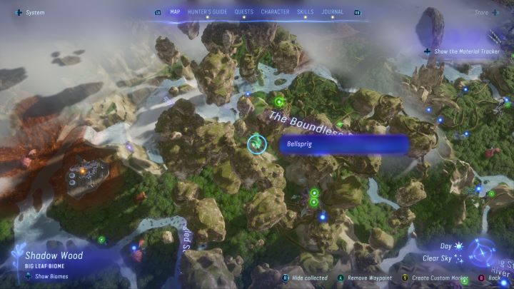 40 - Avatar Frontiers of Pandora: Wszystkie dzwonopędy - Las Kinglor, mapa - Avatar Frontiers of Pandora - poradnik do gry