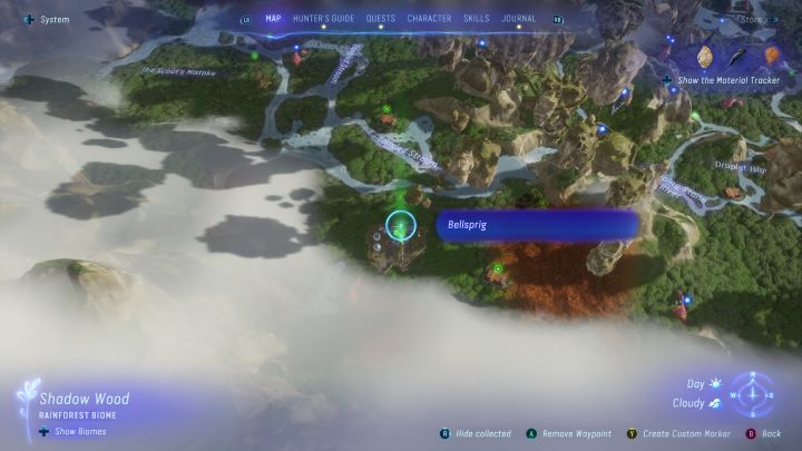 30 - Avatar Frontiers of Pandora: Wszystkie dzwonopędy - Las Kinglor, mapa - Avatar Frontiers of Pandora - poradnik do gry