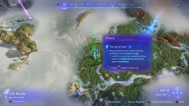 15 - Avatar Frontiers of Pandora: Wszystkie dzwonopędy - Las Kinglor, mapa - Avatar Frontiers of Pandora - poradnik do gry