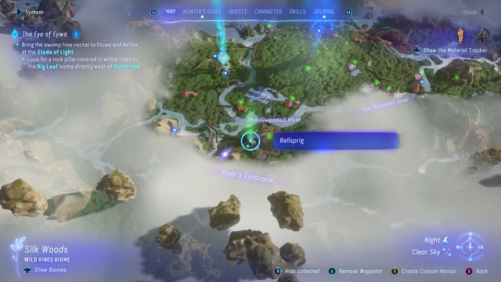 11 - Avatar Frontiers of Pandora: Wszystkie dzwonopędy - Las Kinglor, mapa - Avatar Frontiers of Pandora - poradnik do gry