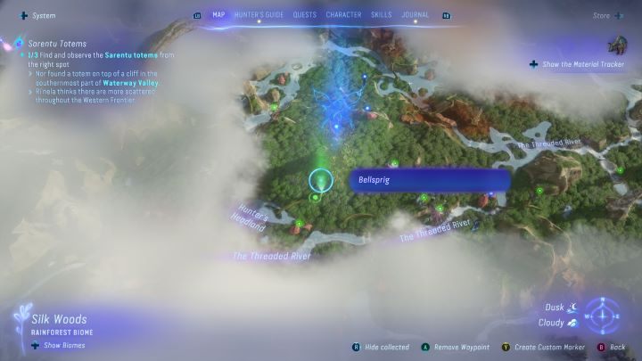 7 - Avatar Frontiers of Pandora: Wszystkie dzwonopędy - Las Kinglor, mapa - Avatar Frontiers of Pandora - poradnik do gry