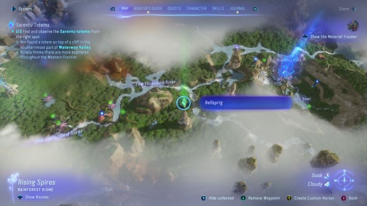 3 - Avatar Frontiers of Pandora: Wszystkie dzwonopędy - Las Kinglor, mapa - Avatar Frontiers of Pandora - poradnik do gry