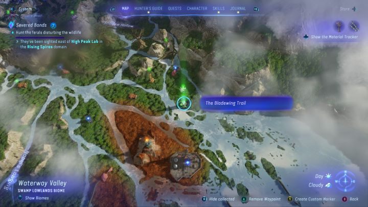 5 - Avatar Frontiers of Pandora: Wszystkie ostrzoskrzydłe szlaki, mapa - Avatar Frontiers of Pandora - poradnik do gry