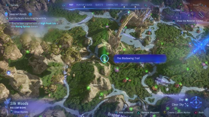 9 - Avatar Frontiers of Pandora: Wszystkie ostrzoskrzydłe szlaki, mapa - Avatar Frontiers of Pandora - poradnik do gry